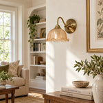 Load image into Gallery viewer, Vintage Ice-Crack Flower Glass Wall Lamp