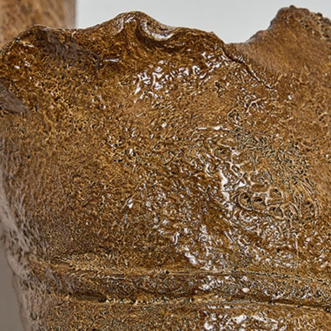 Wabi-Sabi Sculptural Resin Disc Wall Sconce