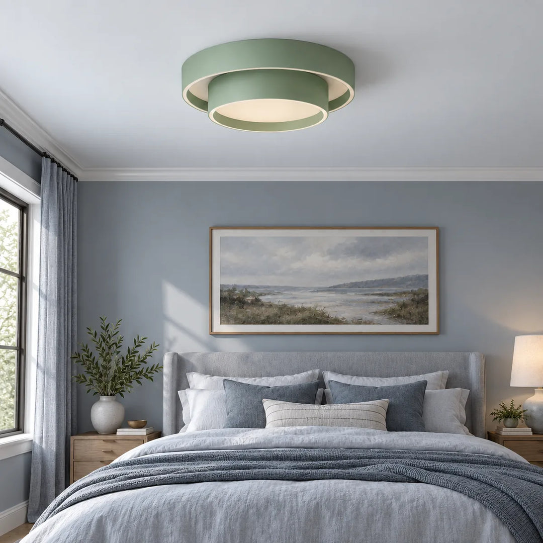 Round Flush Light for a Kitchen or a Bedroom