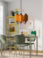 Bild in der Galerieansicht laden, Eloise Kronleuchter – Milchglas-Kronleuchter in einem Vintage-Stil-Finish
