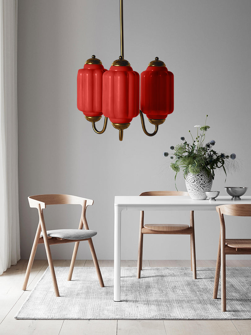 Eloise Kronleuchter – Milchglas-Kronleuchter in einem Vintage-Stil-Finish