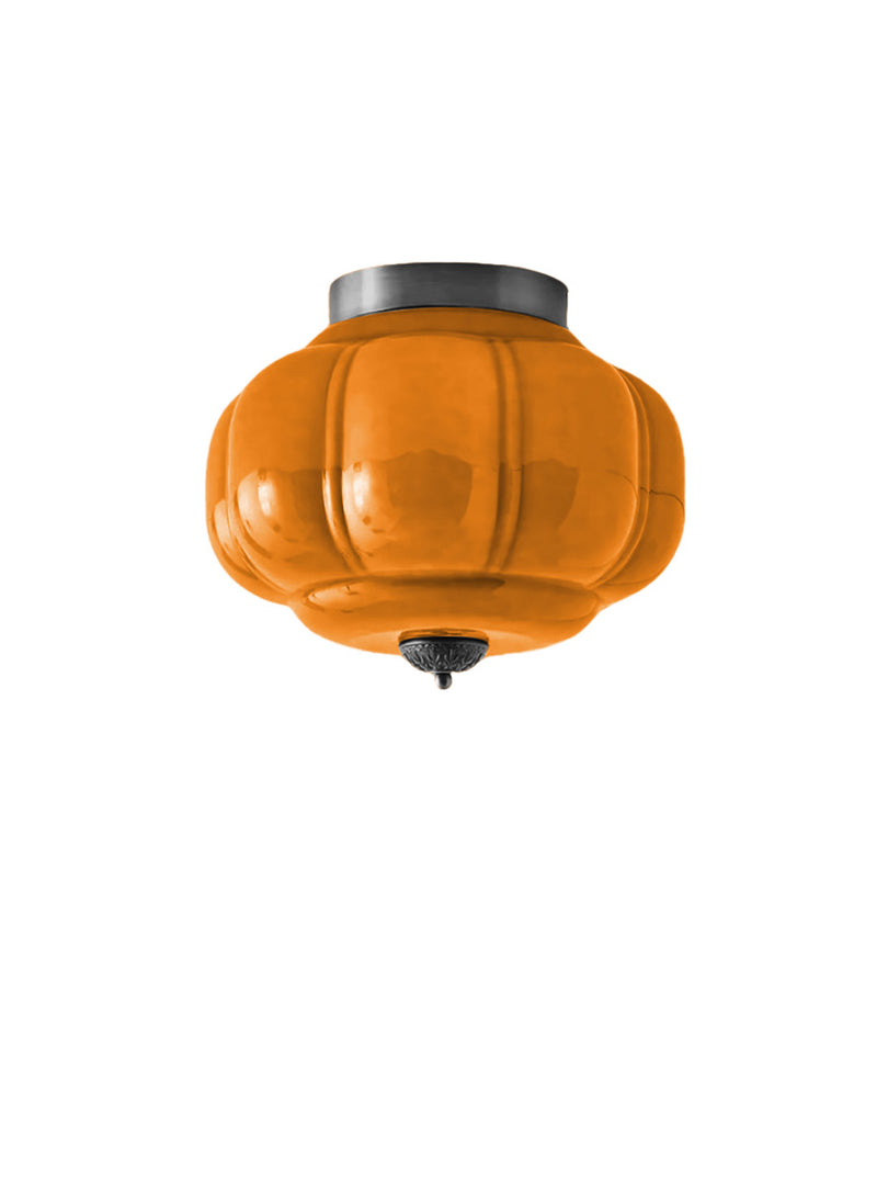 Retro Milk Semi Flush Mount Eloise Ceiling Light