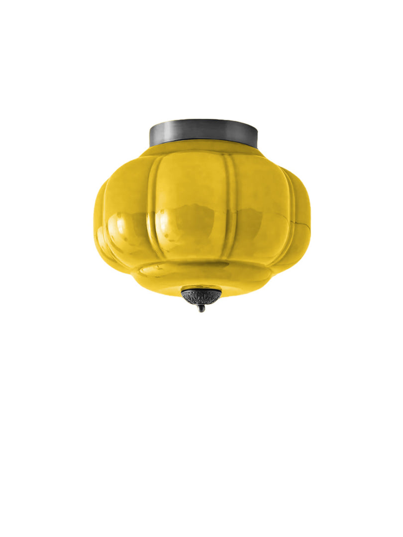 Retro Milk Semi Flush Mount Eloise Ceiling Light