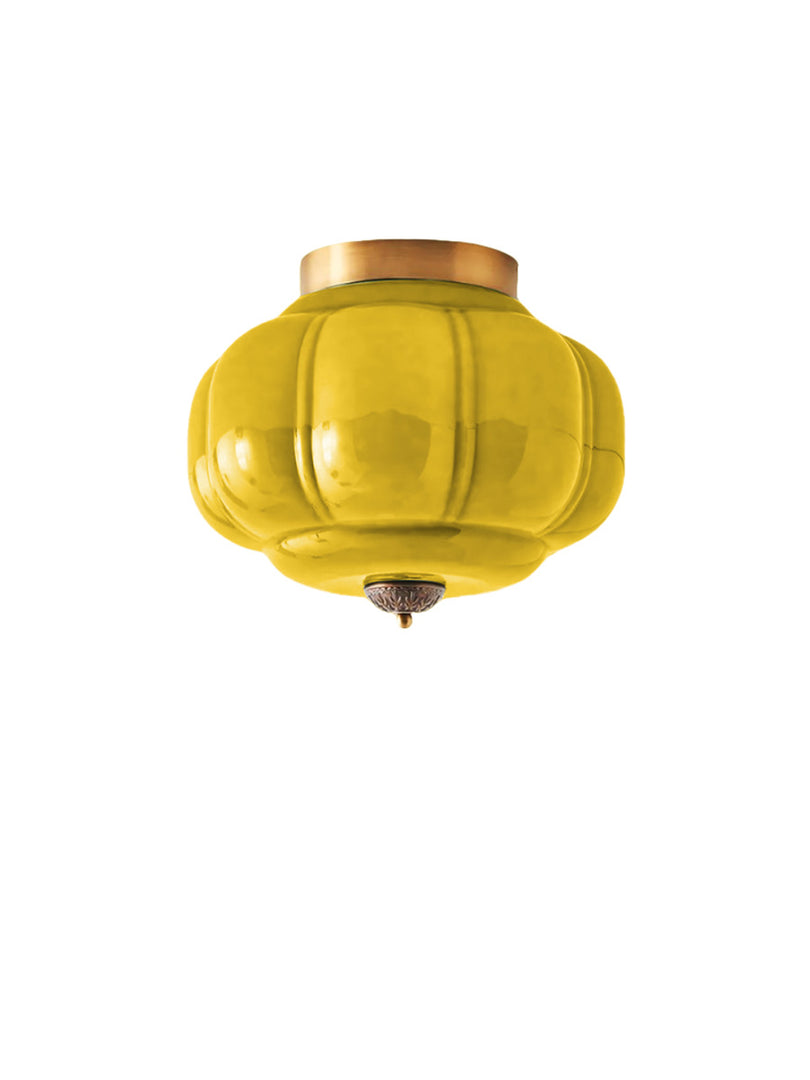 Retro Milk Semi Flush Mount Eloise Ceiling Light