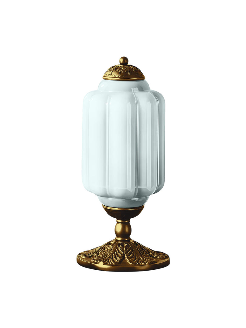 Lampe de table LED Eloise vintage en verre