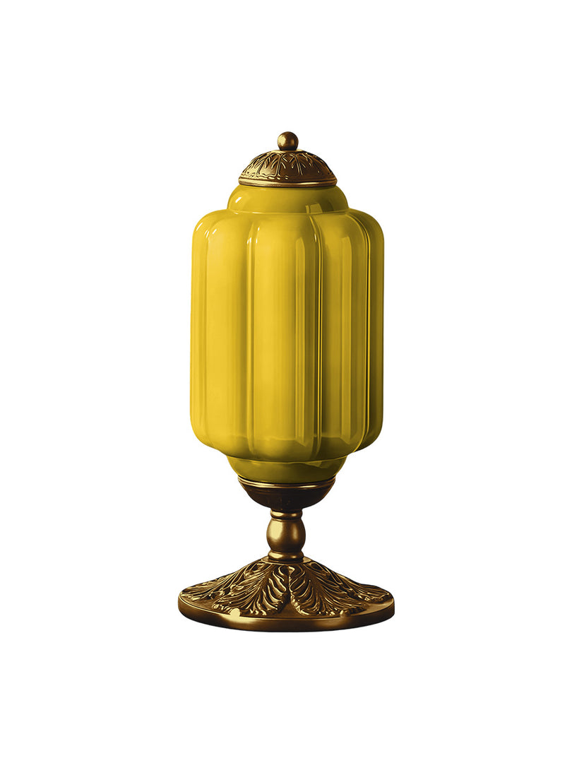 Lampe de table LED Eloise vintage en verre