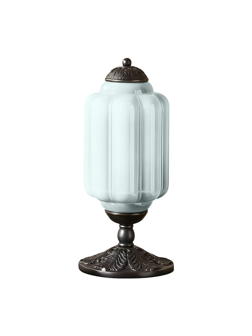 Lampe de table LED Eloise vintage en verre