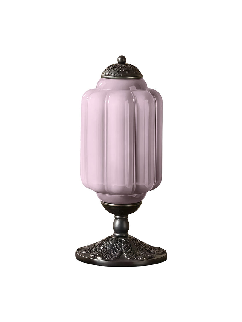 Lampe de table LED Eloise vintage en verre