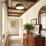 Load image into Gallery viewer, Dumora Drum Flush Mount Ceiling Light - Linen Shade Modern Elegance