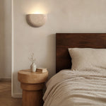 Charger l'image dans la visionneuse de galerie, Off white wall sconce scene and detail image