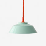 Cargar imagen en el visor de la Galería, Memphis pendant with mint green shade and red cord