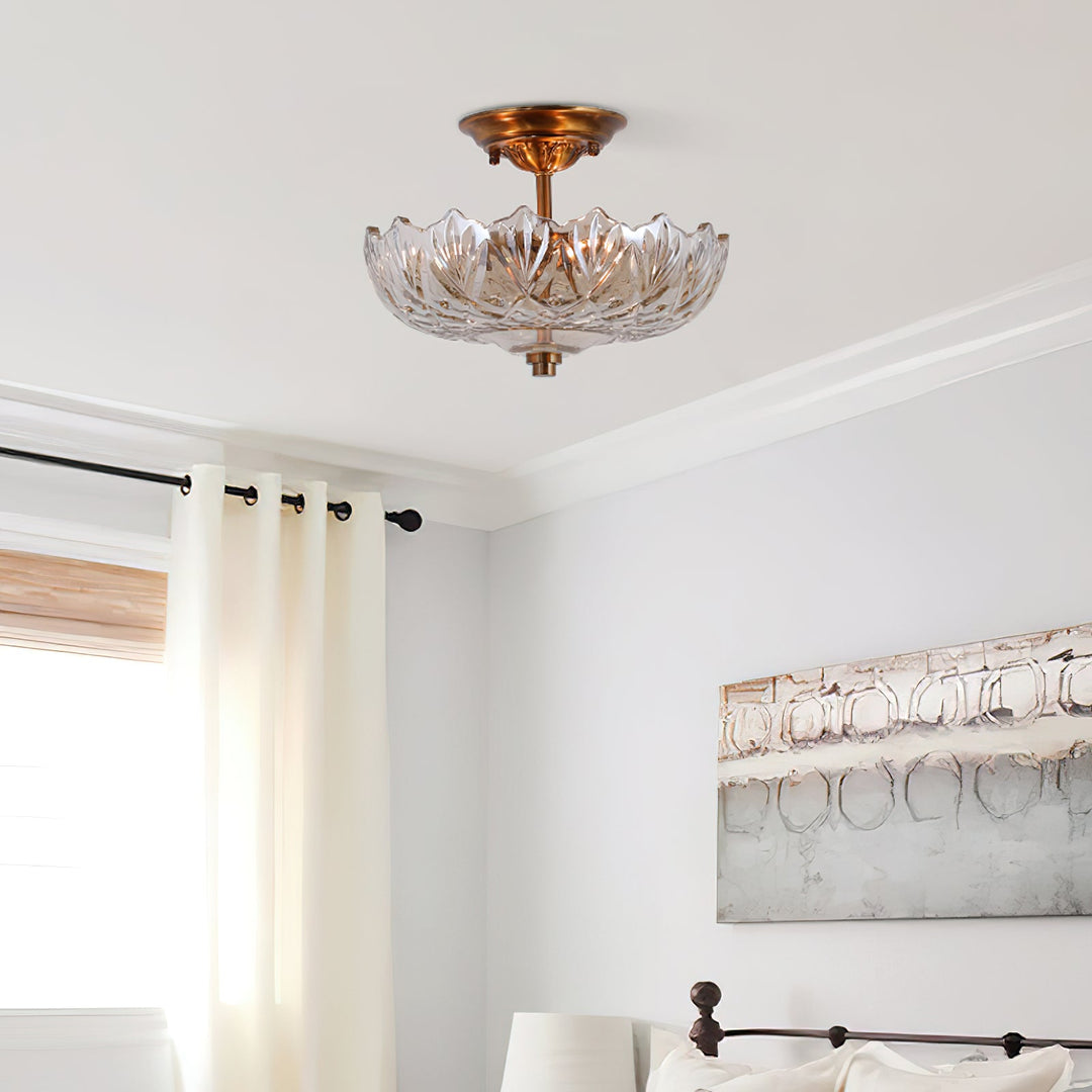 Alaina Glas-Deckenlampe
