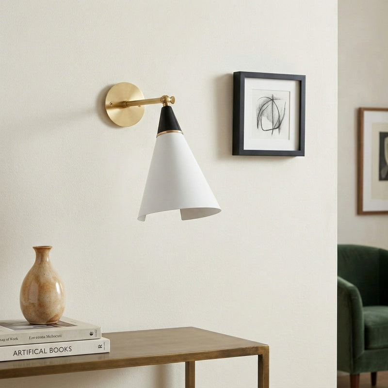 Applique murale minimaliste Oribelle – Applique contemporaine en métal pour espace intérieur