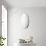 Bild in Gallery-Viewer laden, White Geometric Wire Swag Pendant Light