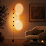 Cargar imagen en el visor de la Galería, Sunset projection floor lamp creating a warm lounge atmosphere