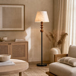 Bild in Gallery-Viewer laden, Micahell Modern Floor Lamp – Cascading Shell Shade Standing Lamp for Bedroom