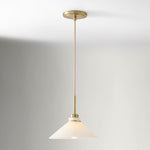 Charger l&#39;image dans la visionneuse de galerie, Aurenza Modern Farmhouse  Cone Pendant Light – Dimmable Kitchen and Entryway Lighting
