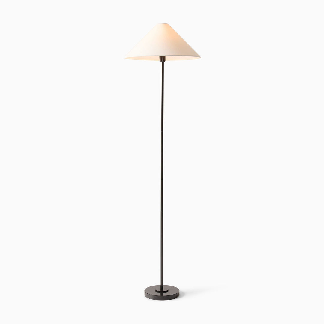 Lámparas de mesa y de pie Diora - Pantalla de lino, estilo lineal moderno, acento sofisticado