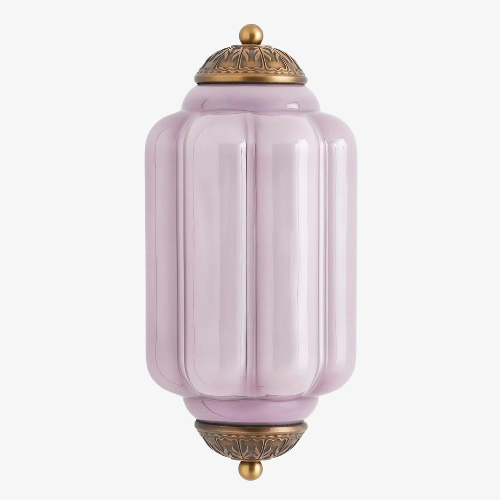 Eloise Vintage Wandleuchte aus gewelltem Milchglas – Moderne Akzentbeleuchtung für Badezimmer und Schlafzimmer