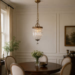 Cargar imagen en el visor de la Galería, Faceted Crystal Lantern Mini Pendant Light