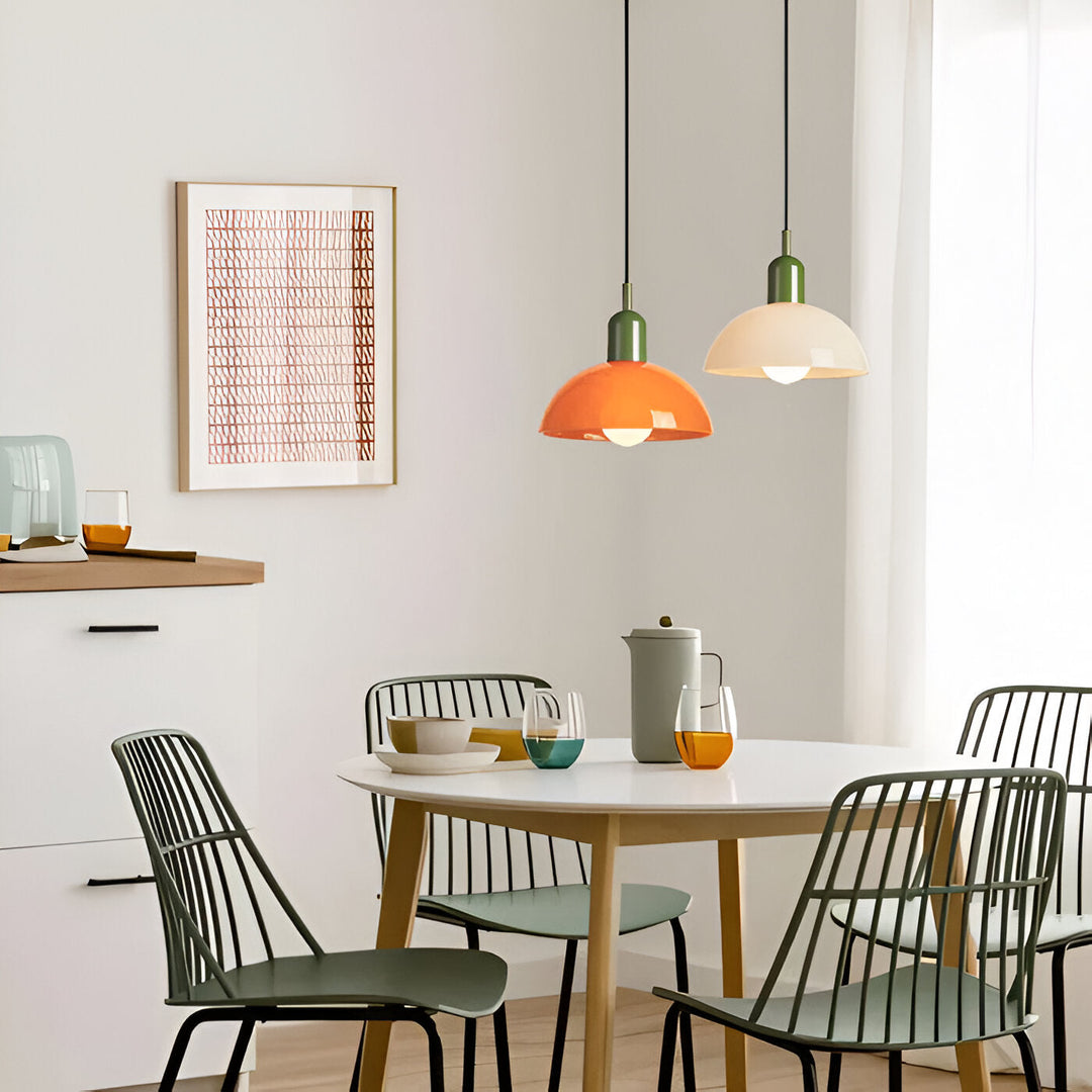 Aurora Nordic Colorful Bowl Pendant Light