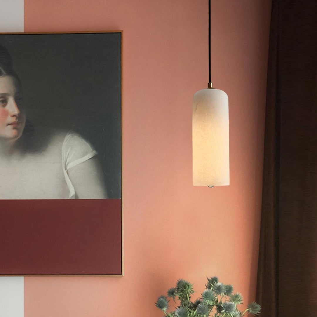 Nordisch Modern Alabaster Monty Pendelleuchte