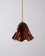 Charger l&#39;image dans la visionneuse de galerie, Bellina Wave-Edge Glass Pendant Lamp — Organic Contemporary Style for Dining &amp; Living
