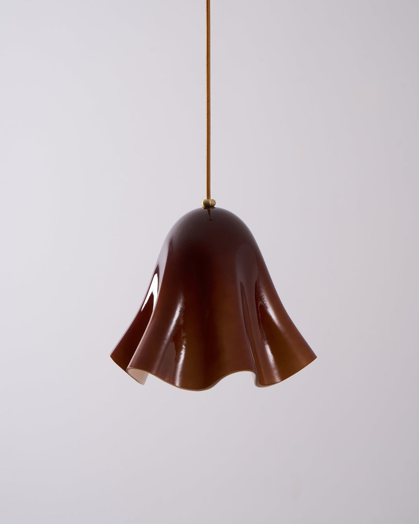 Bellina Wave-Edge Glass Pendant Lamp — Organic Contemporary Style for Dining & Living
