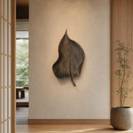 Cargar imagen en el visor de la Galería, Large leaf wall decor in a wabi-sabi entryway