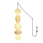 Bild in Gallery-Viewer laden, Stacked Paper Plug-In Pendant Lamp
