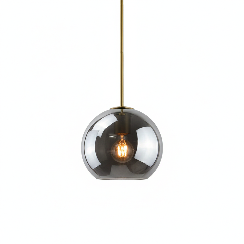 Solara Nordische Kugelförmige Glas Pendelleuchte