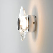 Luz de pared minimalista italiana de cristal Clementine