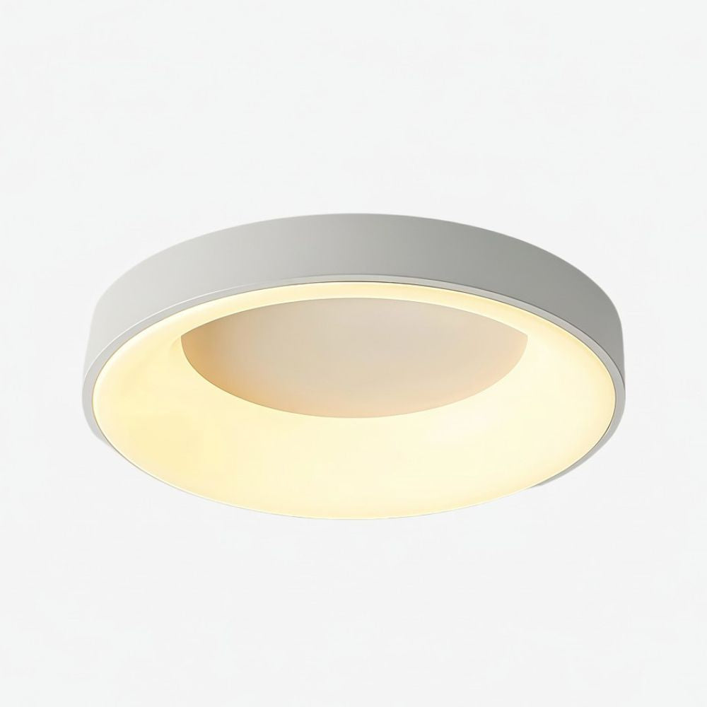 Lampe de plafond Lumiflexa Sleek Circle - Design minimaliste pour salons modernes