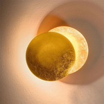Bild in Gallery-Viewer laden, Eklipse nordische Mondlicht Wandleuchte