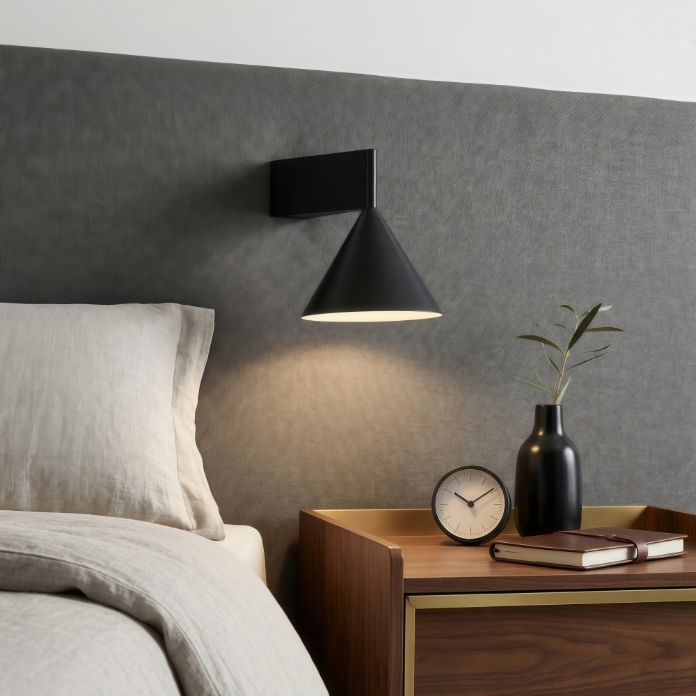 Metorq Geometrische Metall-Wandleuchte - Modernes Design für Schlafzimmer-Nachttischlampe