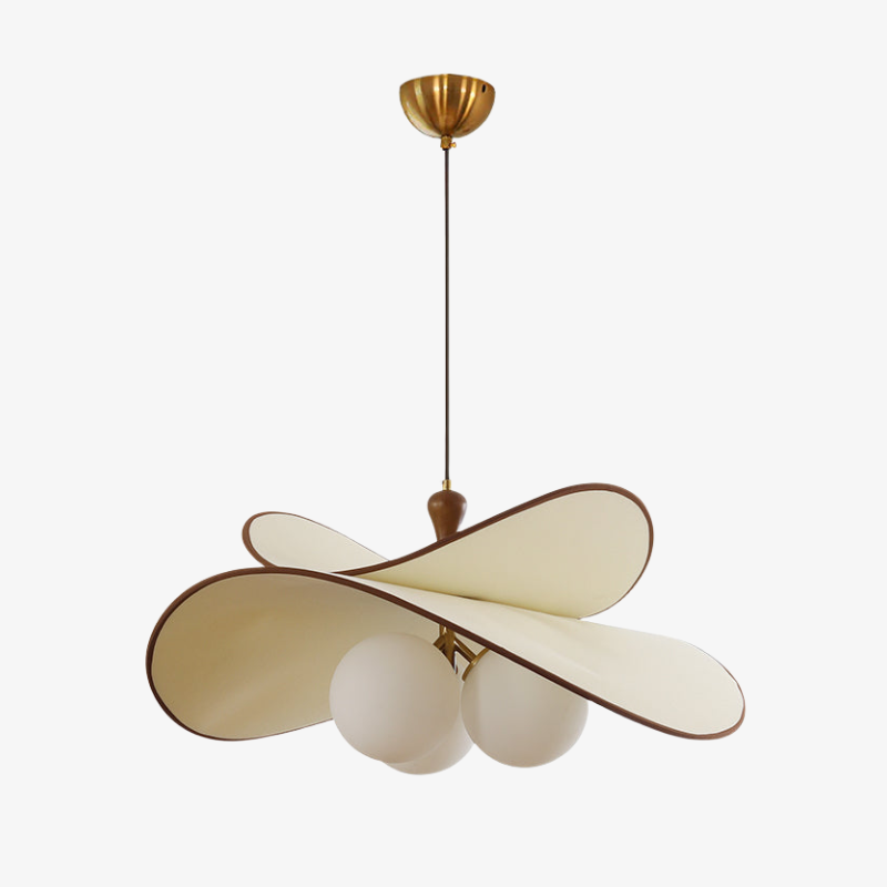 Suspension globe en verre flottant Orrise avec accents métalliques - Lumières modernes et minimalistes pour cuisine et salles à manger