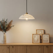 Suspension Dôme Élégante en Albâtre Alariv - Éclairage Moderne en Pierre pour Salle à Manger ou Salon