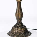 Load image into Gallery viewer, Antique-tone sculpted lamp base detail