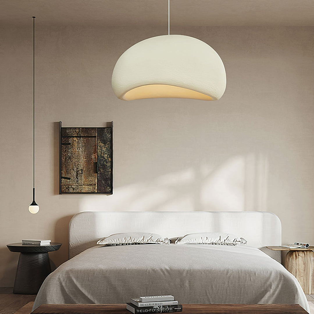 Sculptural Polystyrene Ceiling Pendant Light