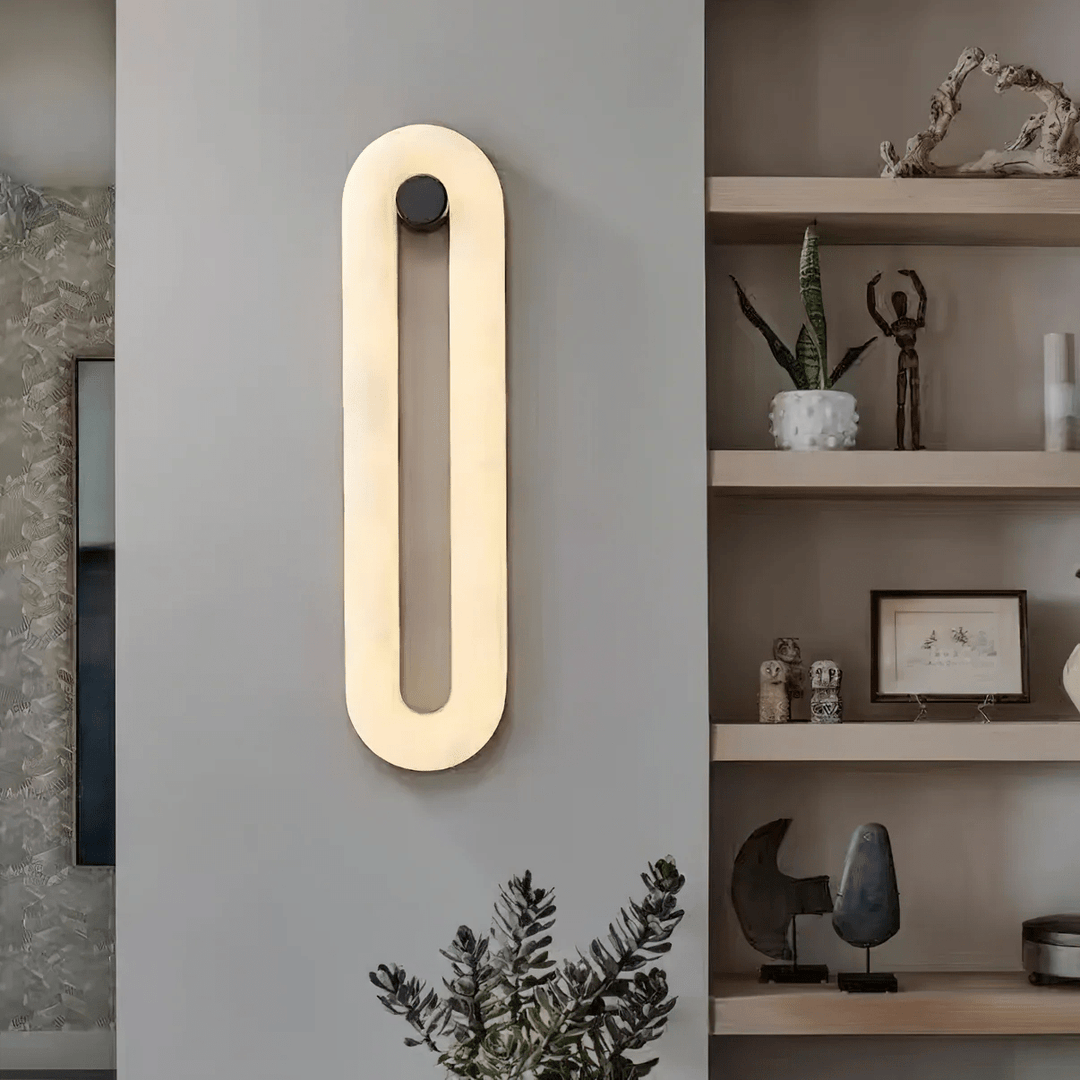 Luz de pared Alabaster Loop