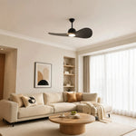 Cargar imagen en el visor de la Galería, Designer Hat Two-Blade Ceiling Fan Light scene image