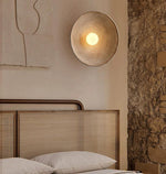Load image into Gallery viewer, Retro Wabi Sabi Style Round Wall Light For Bedroom M44
