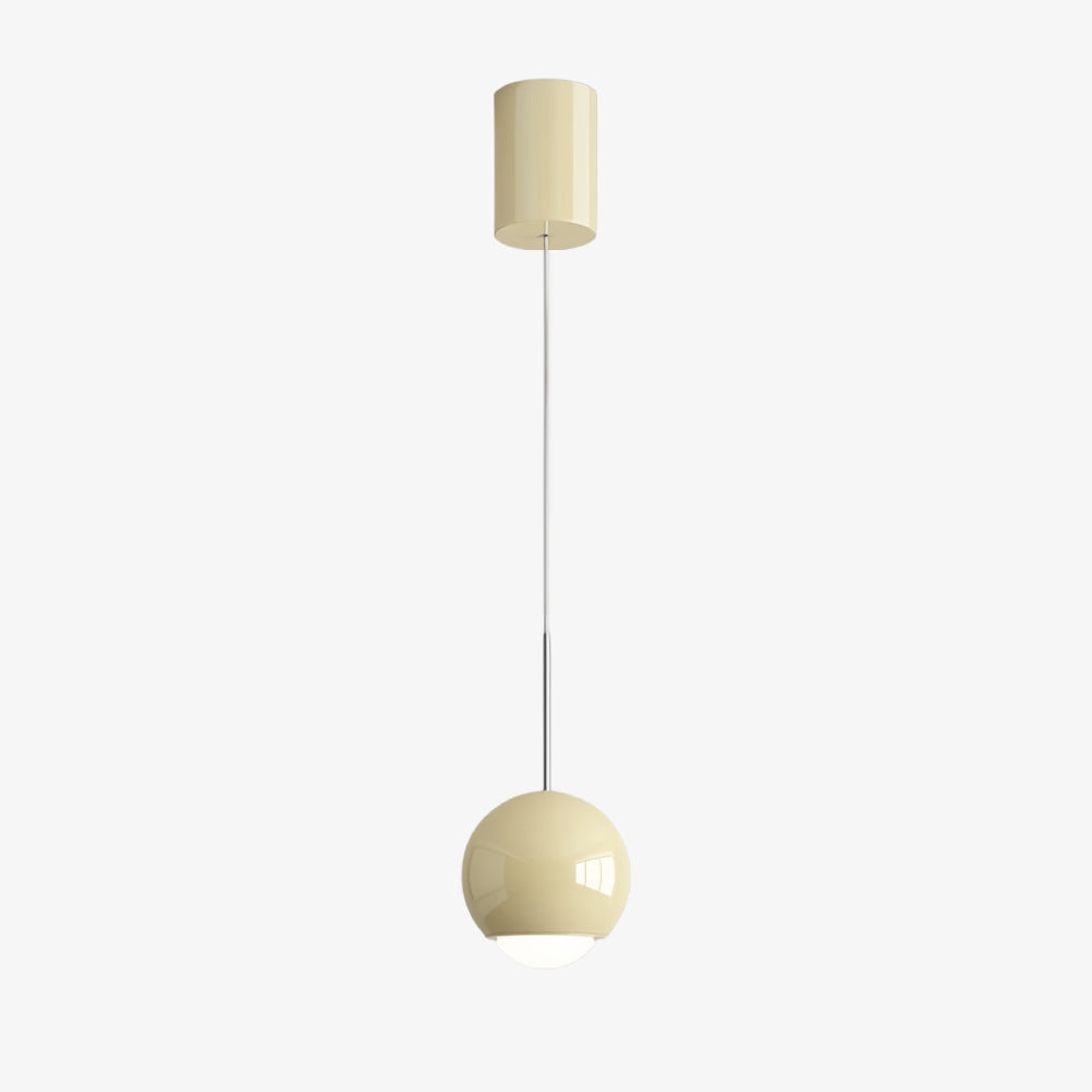 Lámpara colgante minimalista Veridia ajustable manualmente - Lámpara colgante de diseño globular para comedor
