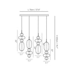 Load image into Gallery viewer, Stained Glass Chandelier

