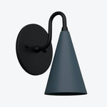 Load image into Gallery viewer, Curved Metal Shade Sconce Vintage Style Wall Light - Entryway Stairwell Lighting