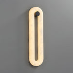 Cargar imagen en el visor de la Galería, Luz de pared Alabaster Loop