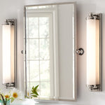 Load image into Gallery viewer, Kalvora Extra Long Tube Wall Sconce - Chrome Modern Light Fixture
