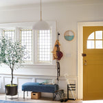 Load image into Gallery viewer, Parvion Metal Dome Pendant Light – Minimalist Modern Kitchen Fixture
