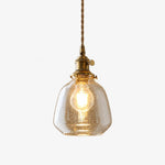 Charger l'image dans la visionneuse de galerie, Bubble Glass Brass Pendant Light