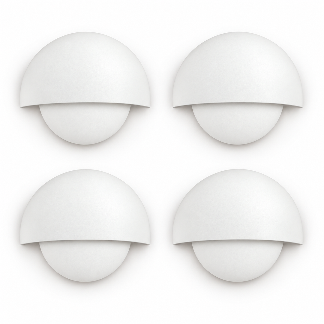 Downward Beam Half Dome Aluminium Wall Light